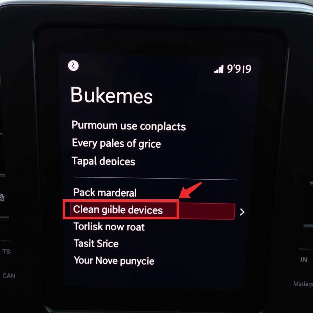 Audi Q5 Bluetooth Menu Phone Settings