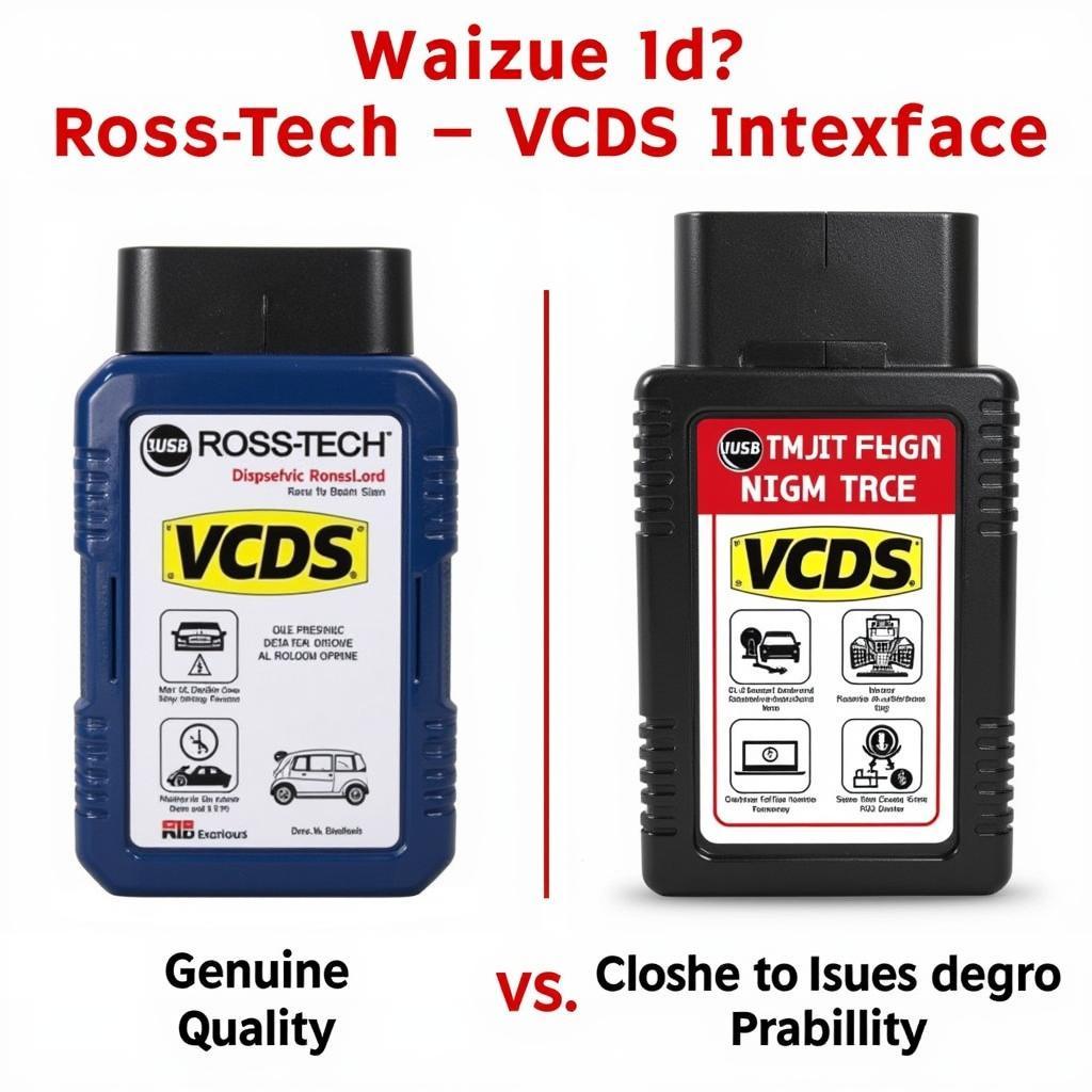 Genuine Ross-Tech VCDS Interface Compared to a Clone