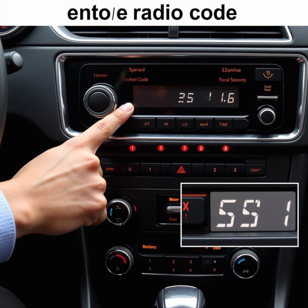 Entering Audi Radio Code Using Preset Buttons