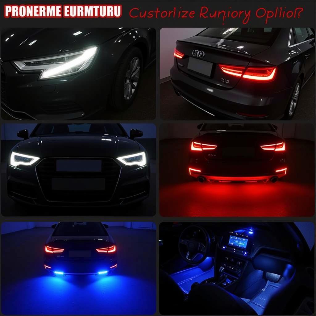 Audi S3 8L Lighting Customization Options