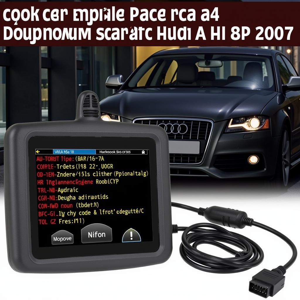 Audi S3 8P 2007 Diagnostic Tool Reading Engine Code