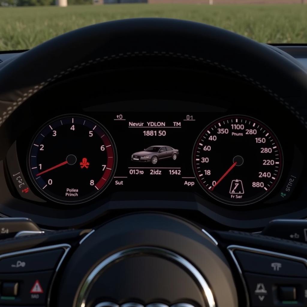 Audi S4 Gear Display Customization