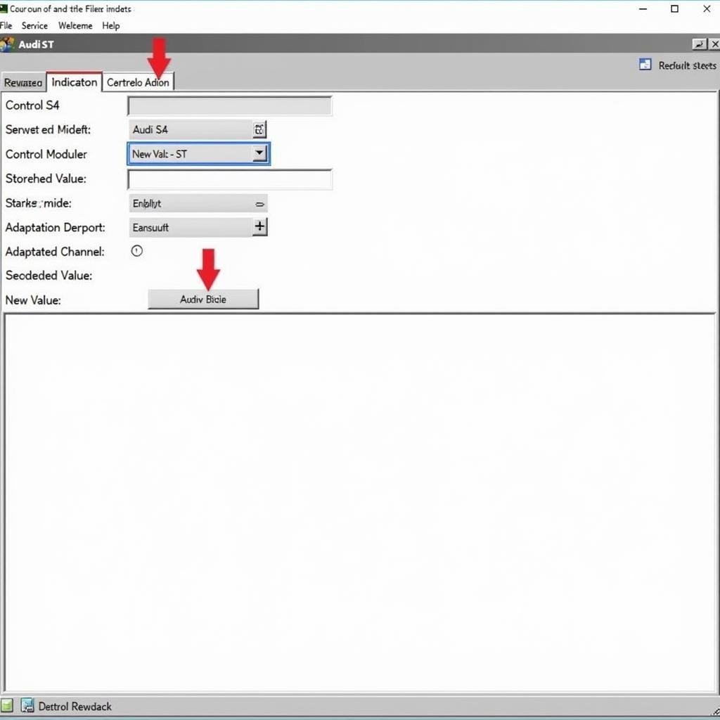 Audi S4 VCDS Software Interface