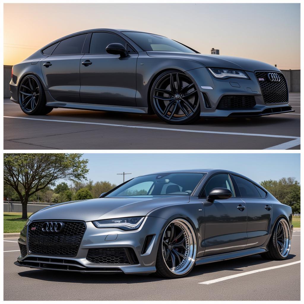 Audi S7 Lowered with VCDS