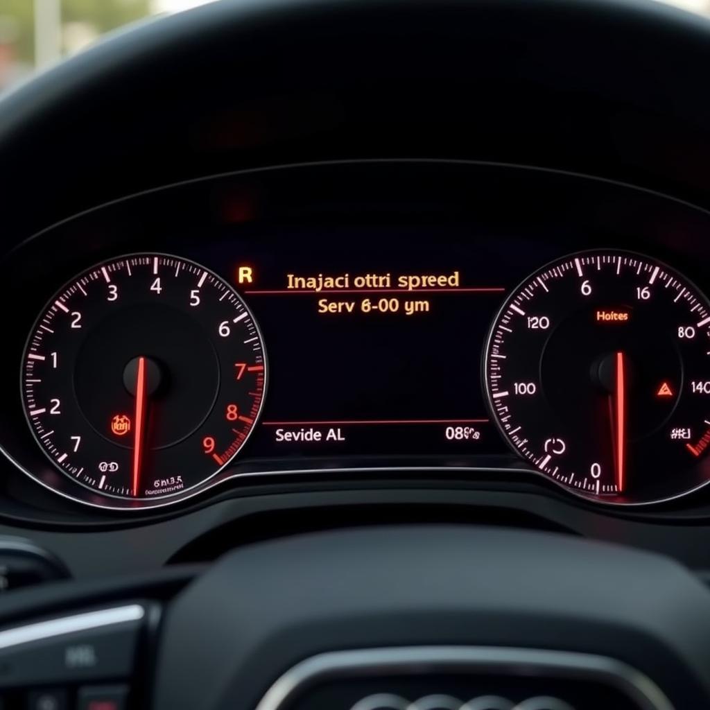 Audi Service Reminder Display