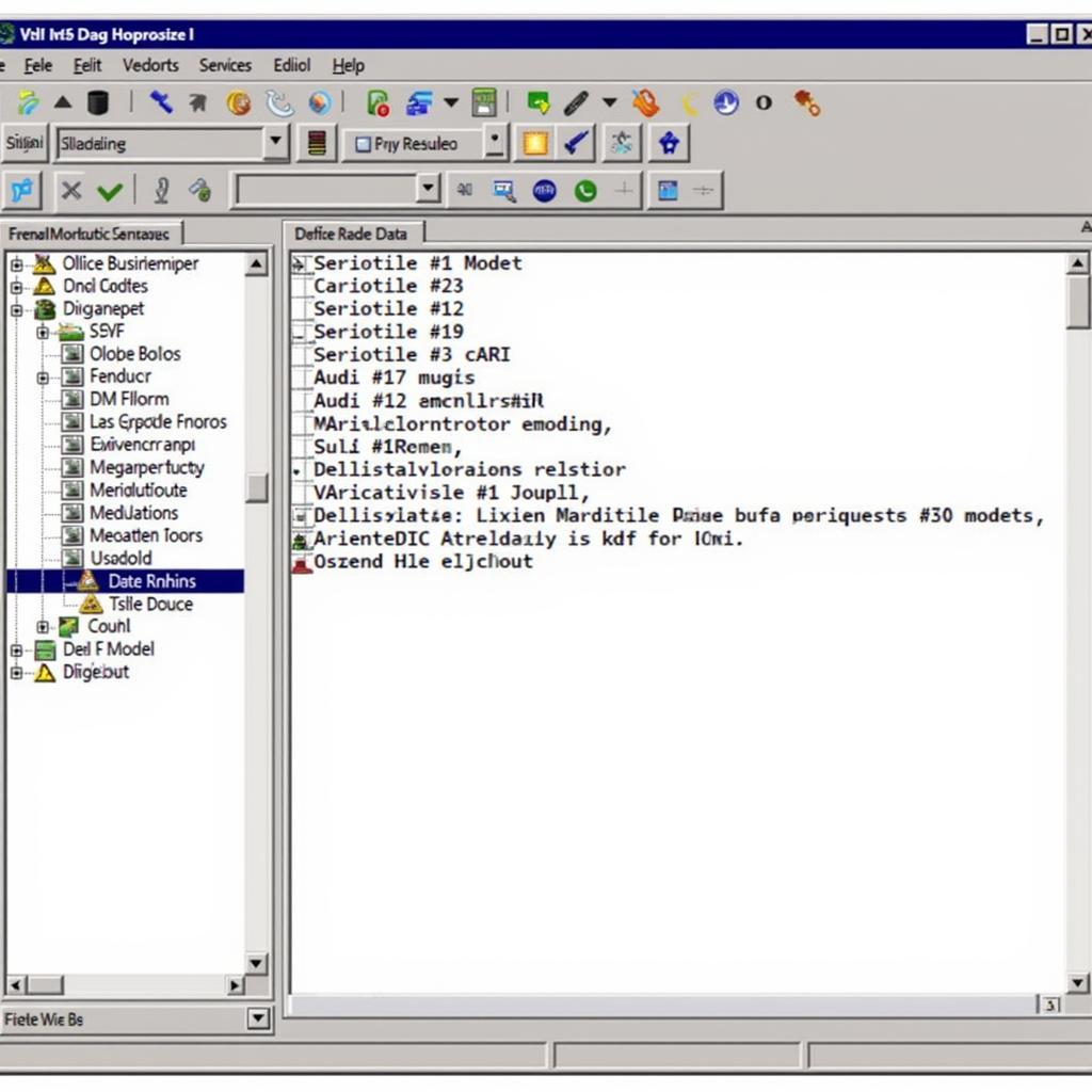 Audi TT VCDS Software Interface