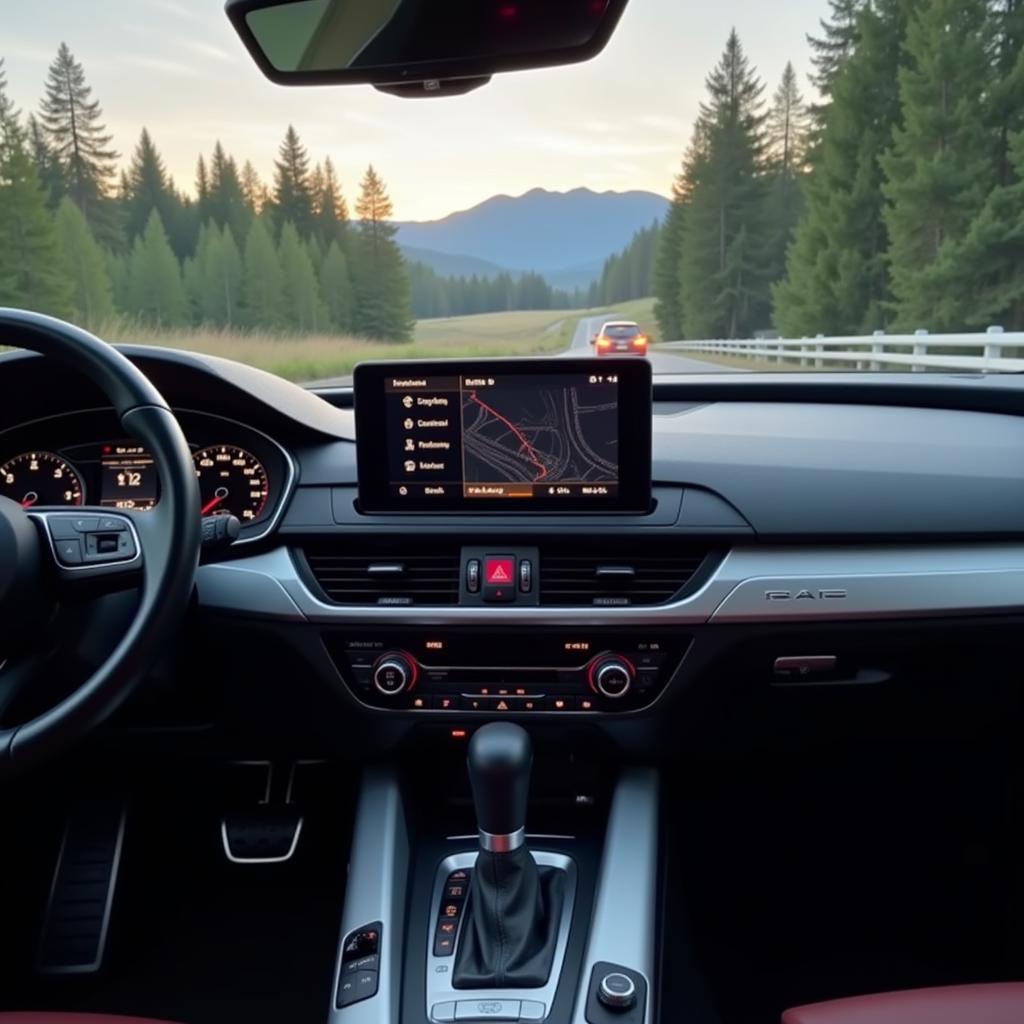 Audi VIN Location on Dashboard