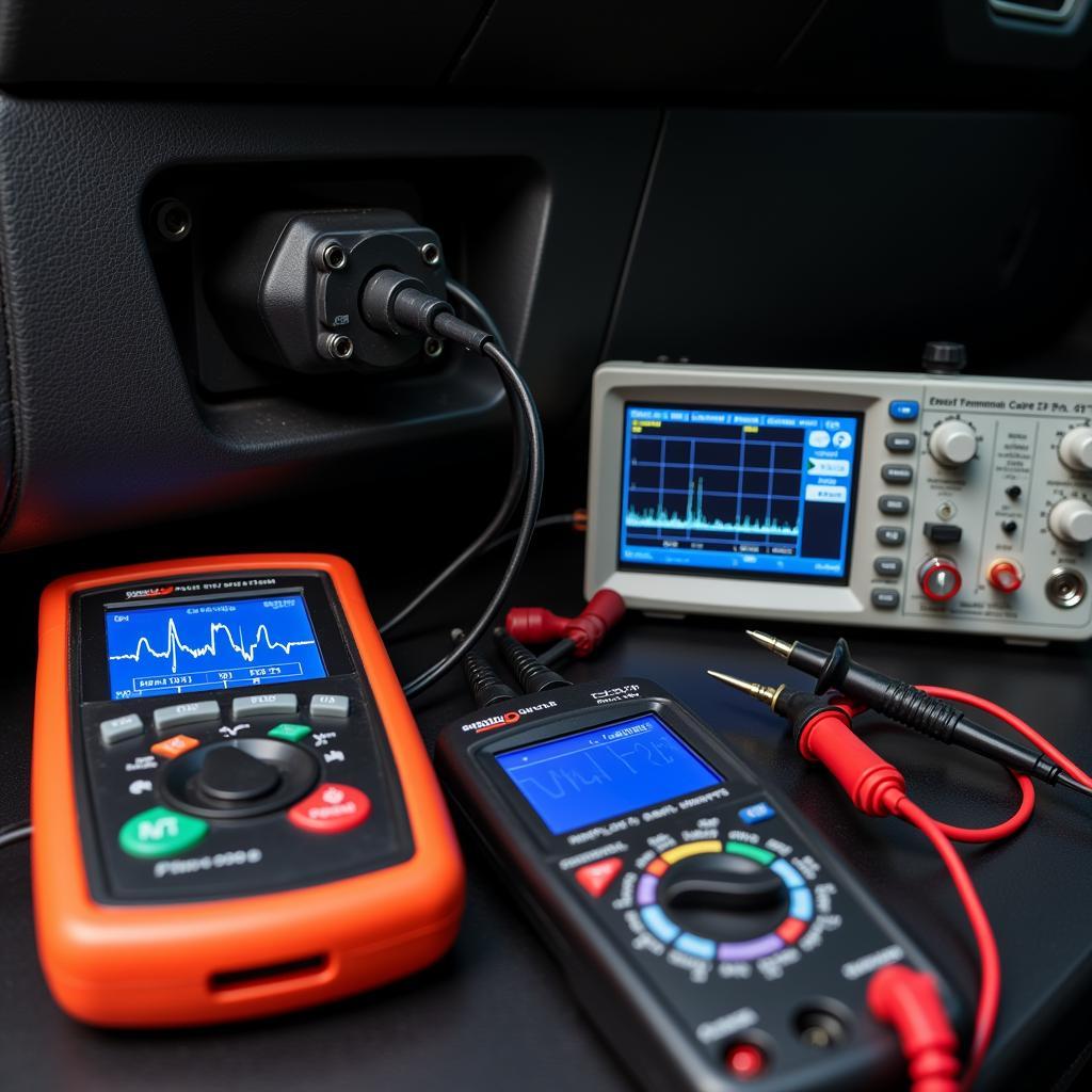 Automotive Diagnostic Tools in Use