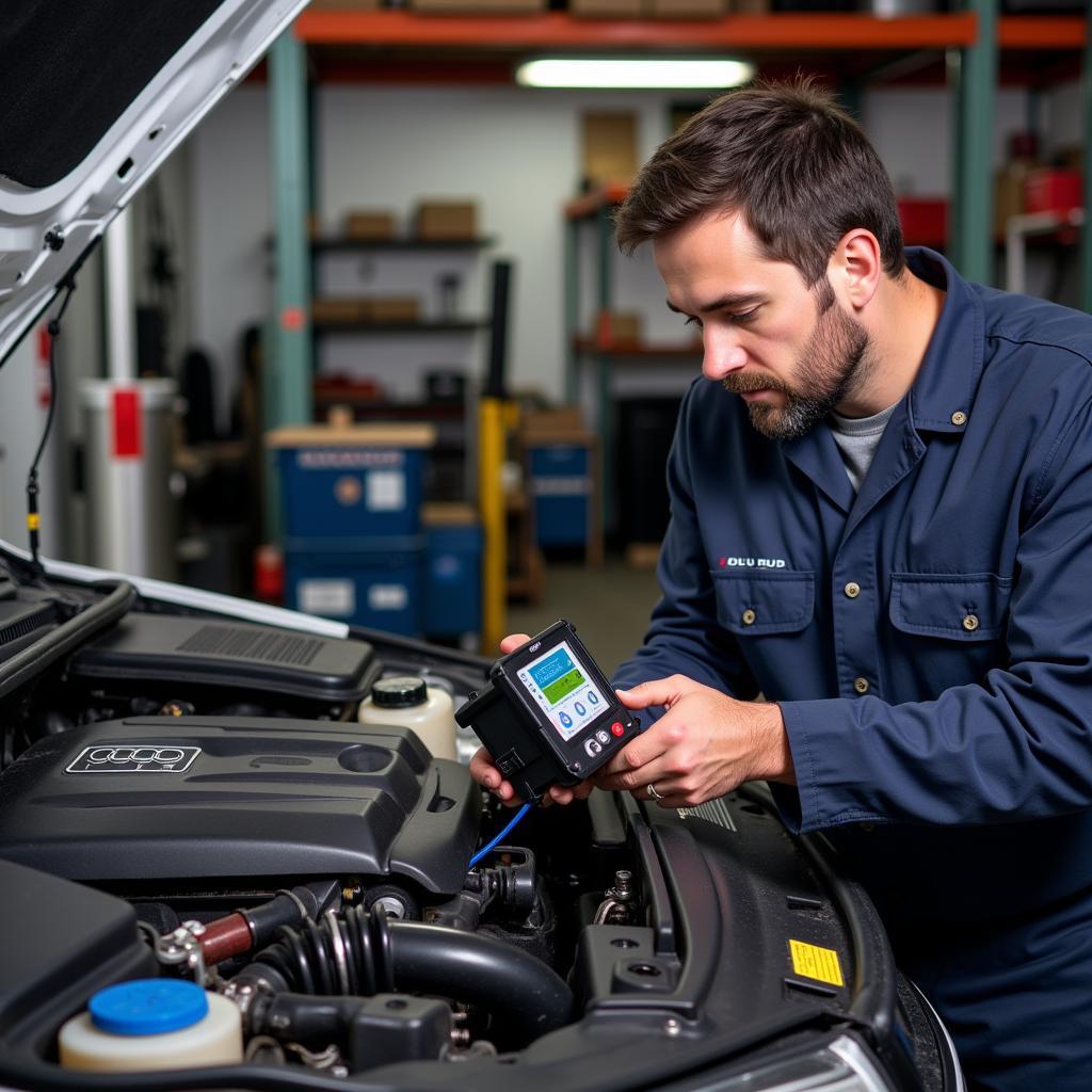 Boost Leak Test on Audi A4 TDI