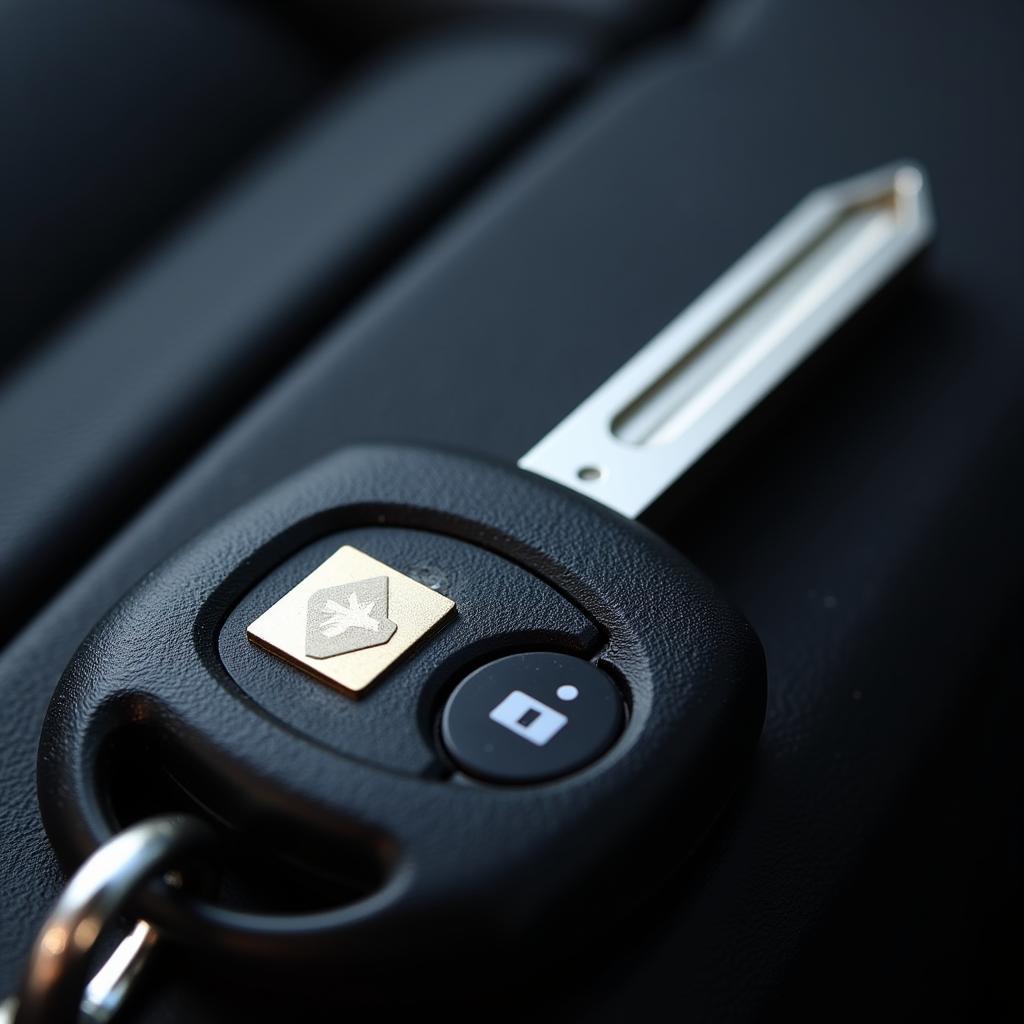 Car Key with Immobilizer Chip