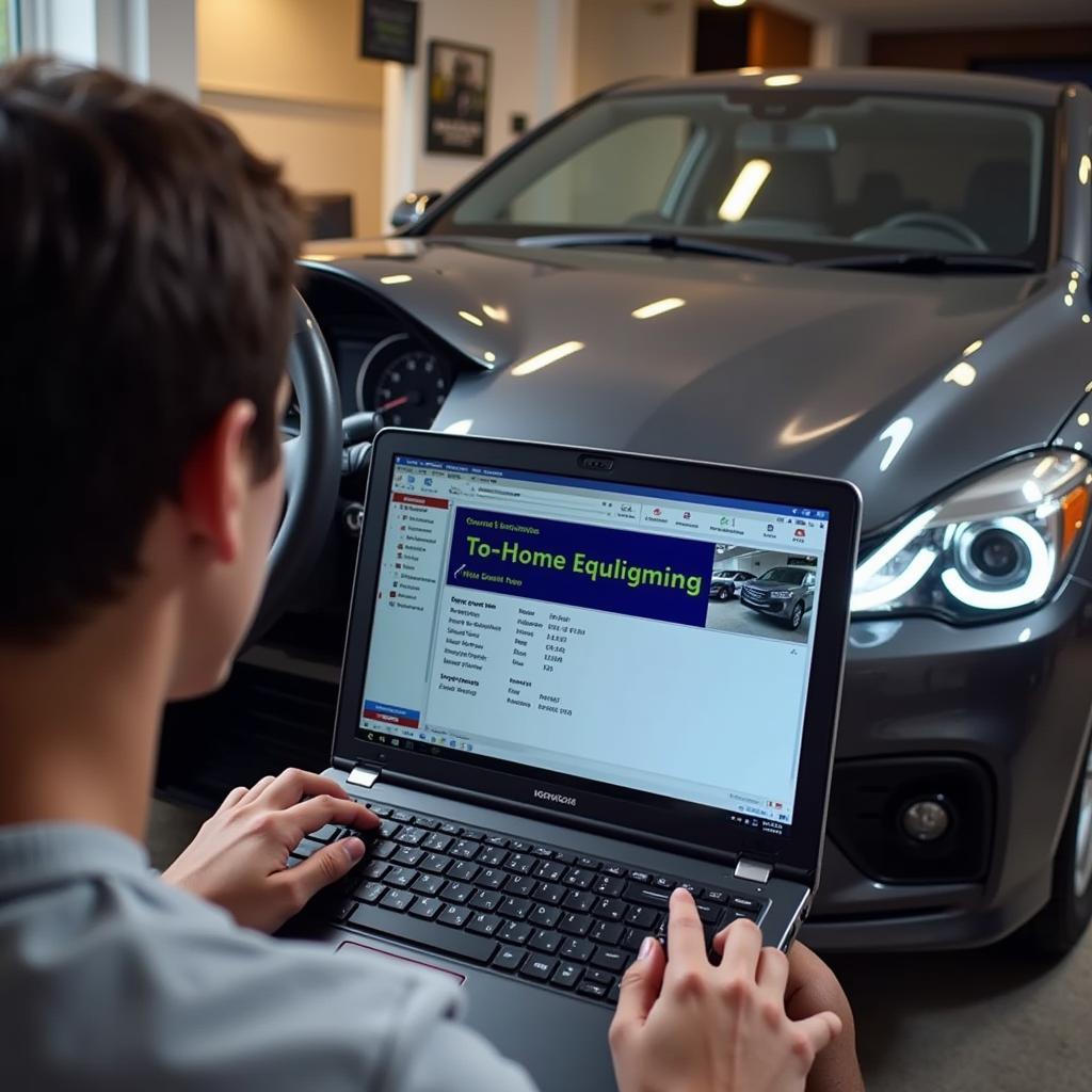 Car Owner Using VCDS at Home to Diagnose Their Vehicle