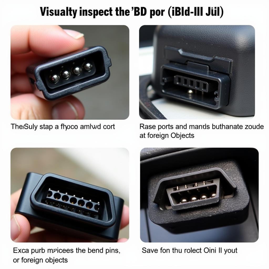 Checking the OBD-II Port for Damage