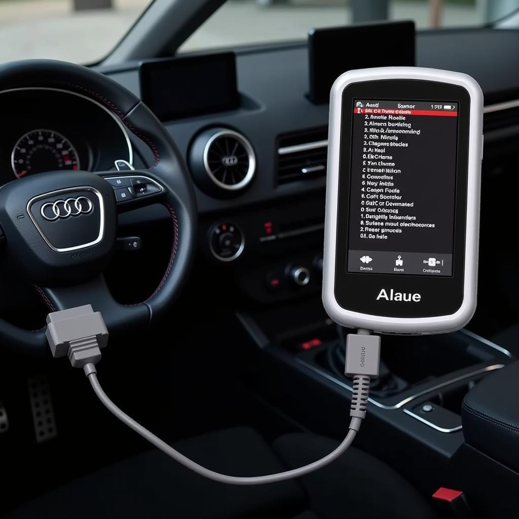 Clearing Codes on Audi VS using OBD2 Scanner