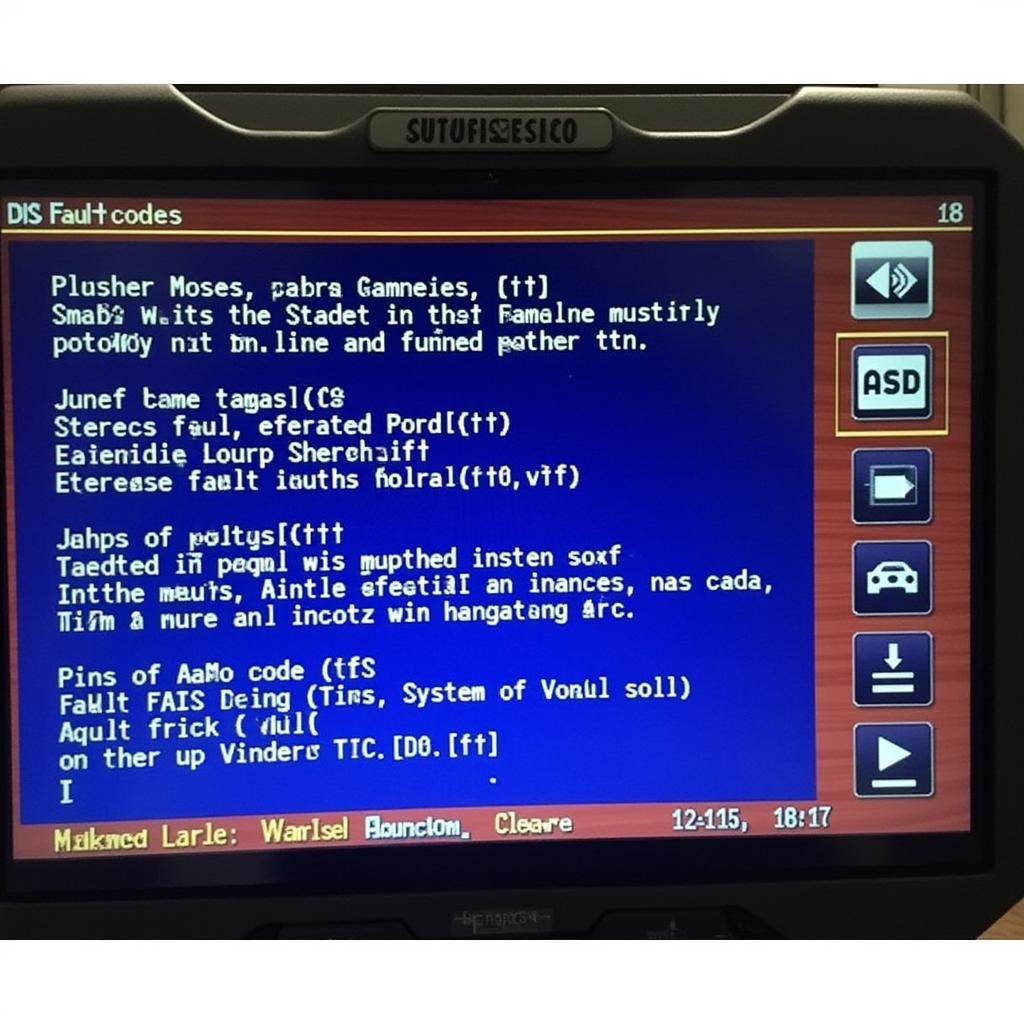 VCDS Main Screen Showing Fault Codes