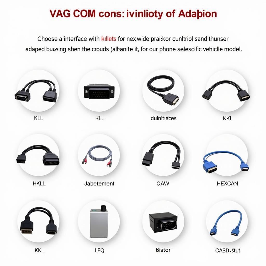 Compatible VAG COM Cables and Adapters