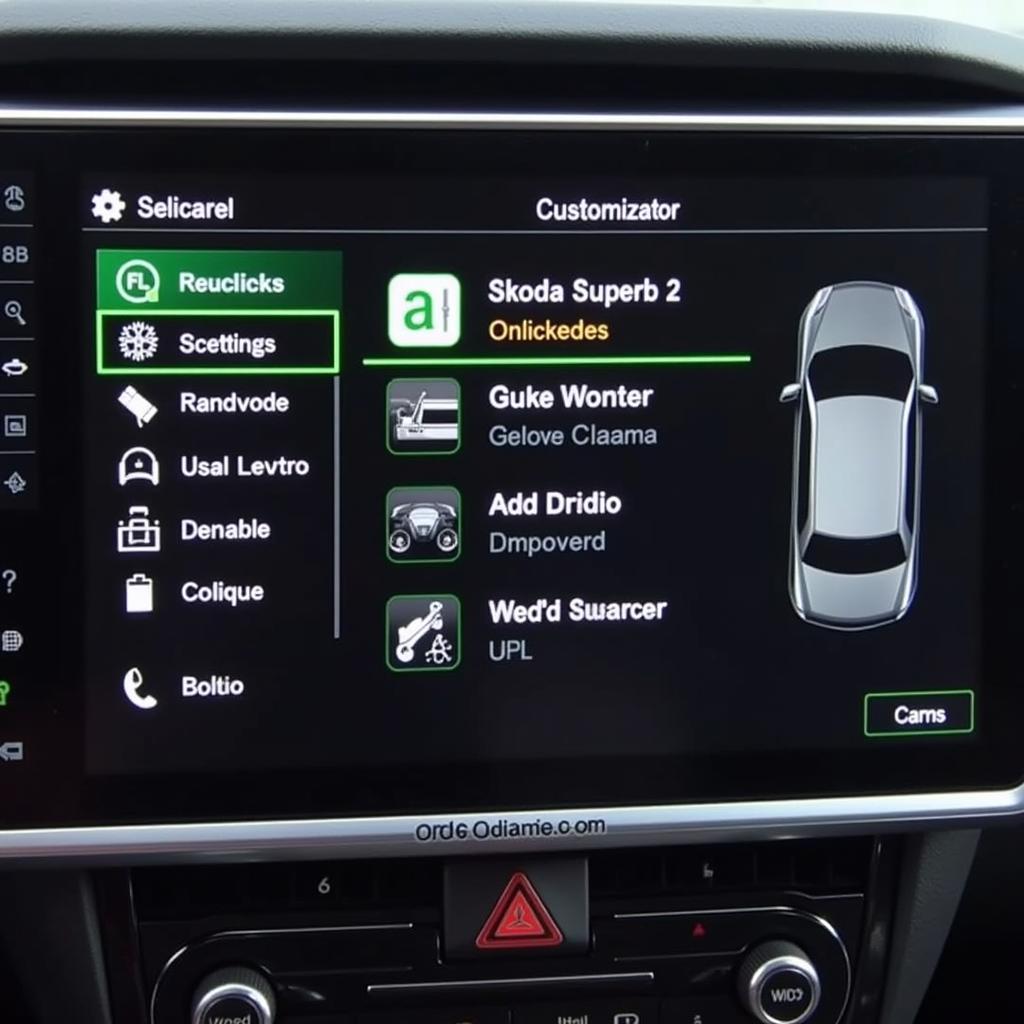 Customizing Skoda Superb 2 Settings with VCDS