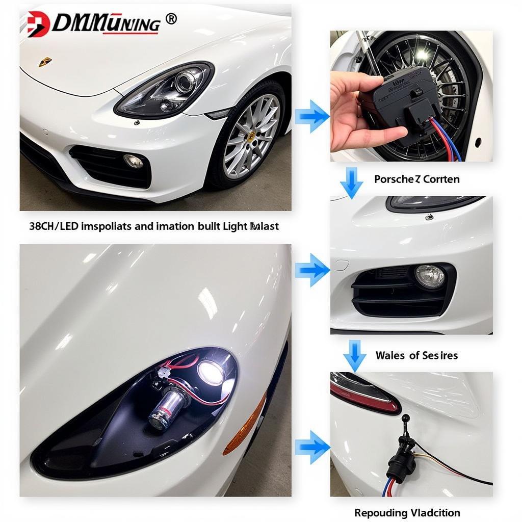 DDM Tuning kit installation on a Porsche Cayman