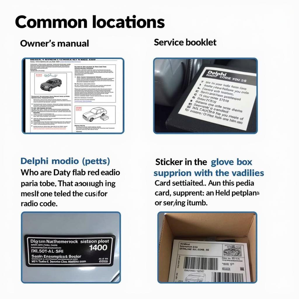 Delphi Radio Code Location