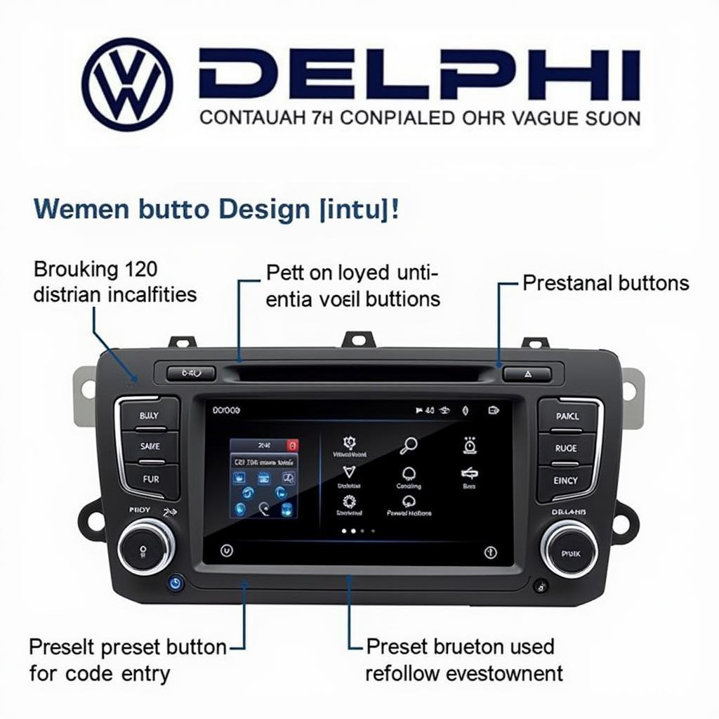 Delphi VW Radio