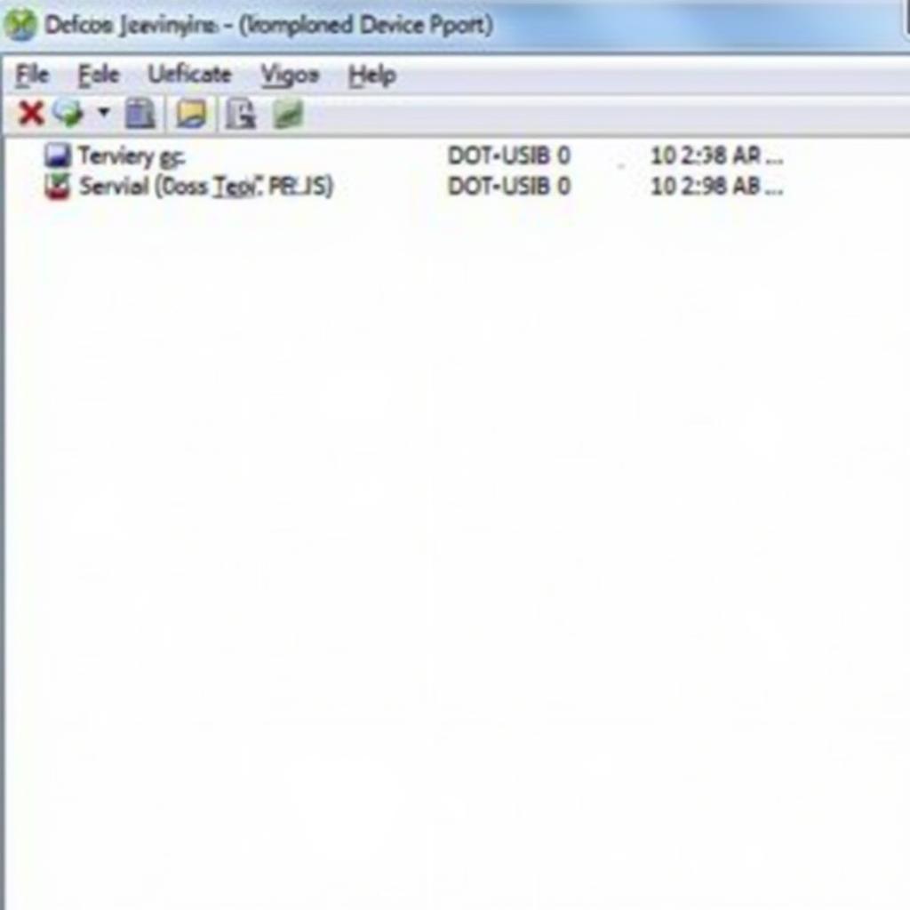 Device Manager Showing Ross-Tech HEX USB