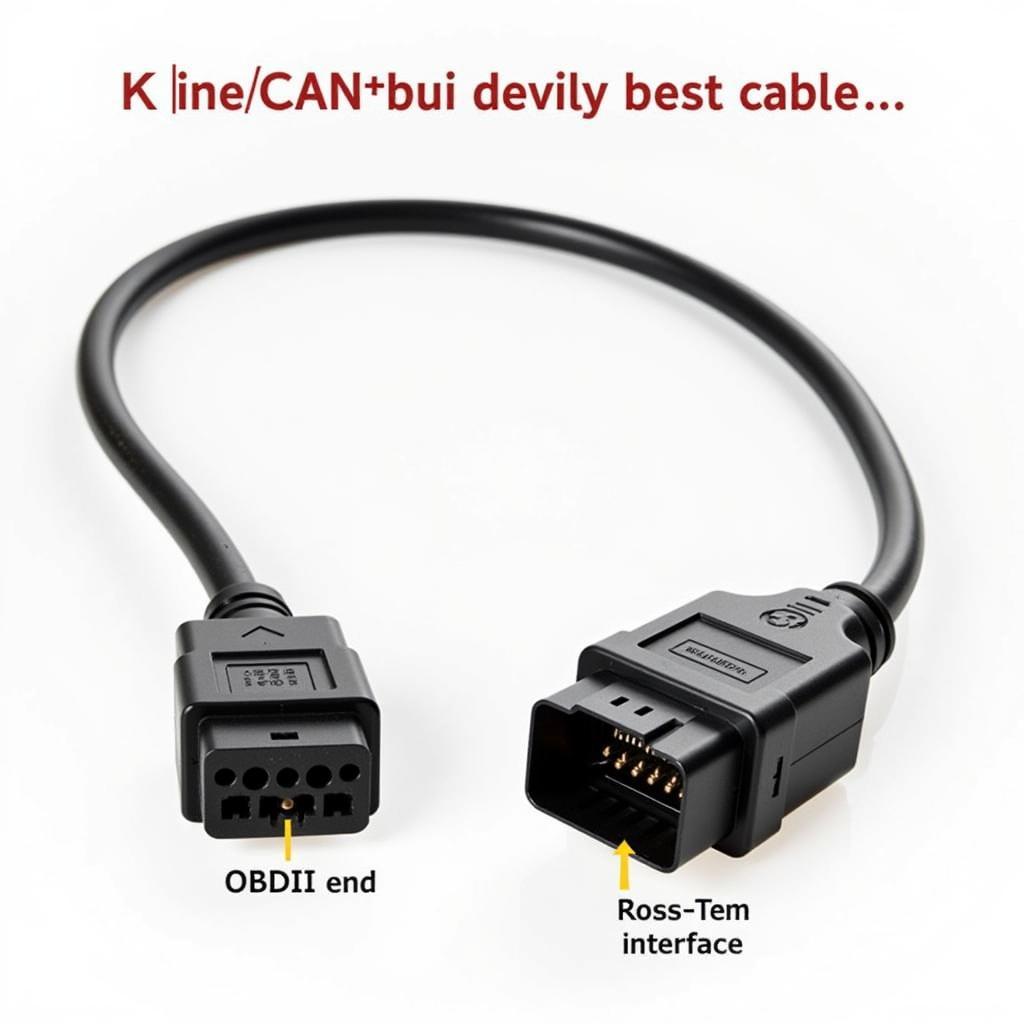 Dual K-Line CAN-Bus Adapter Cable