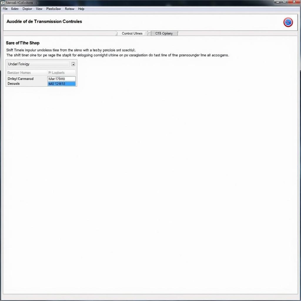 VCDS Interface Showing Faster Shift Settings