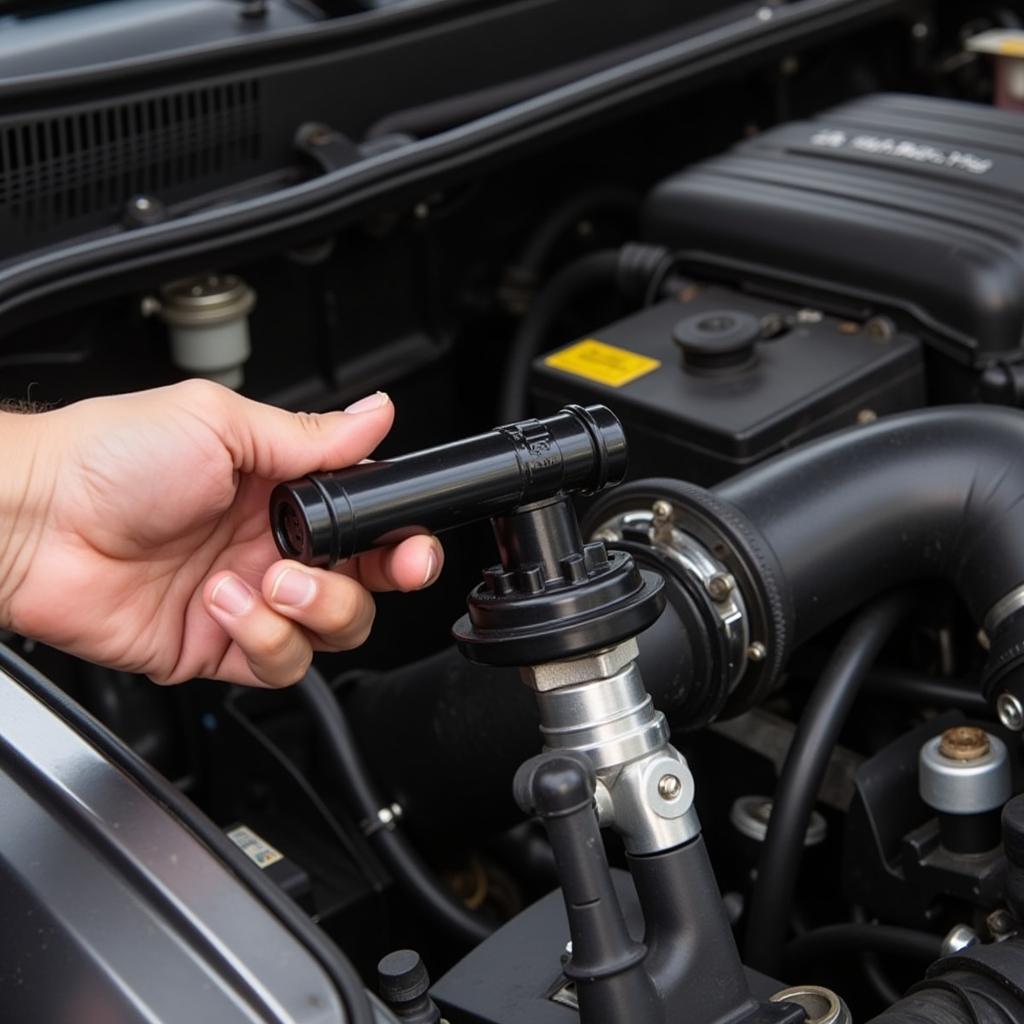 Inspecting the Intake Manifold Runner Control Actuator