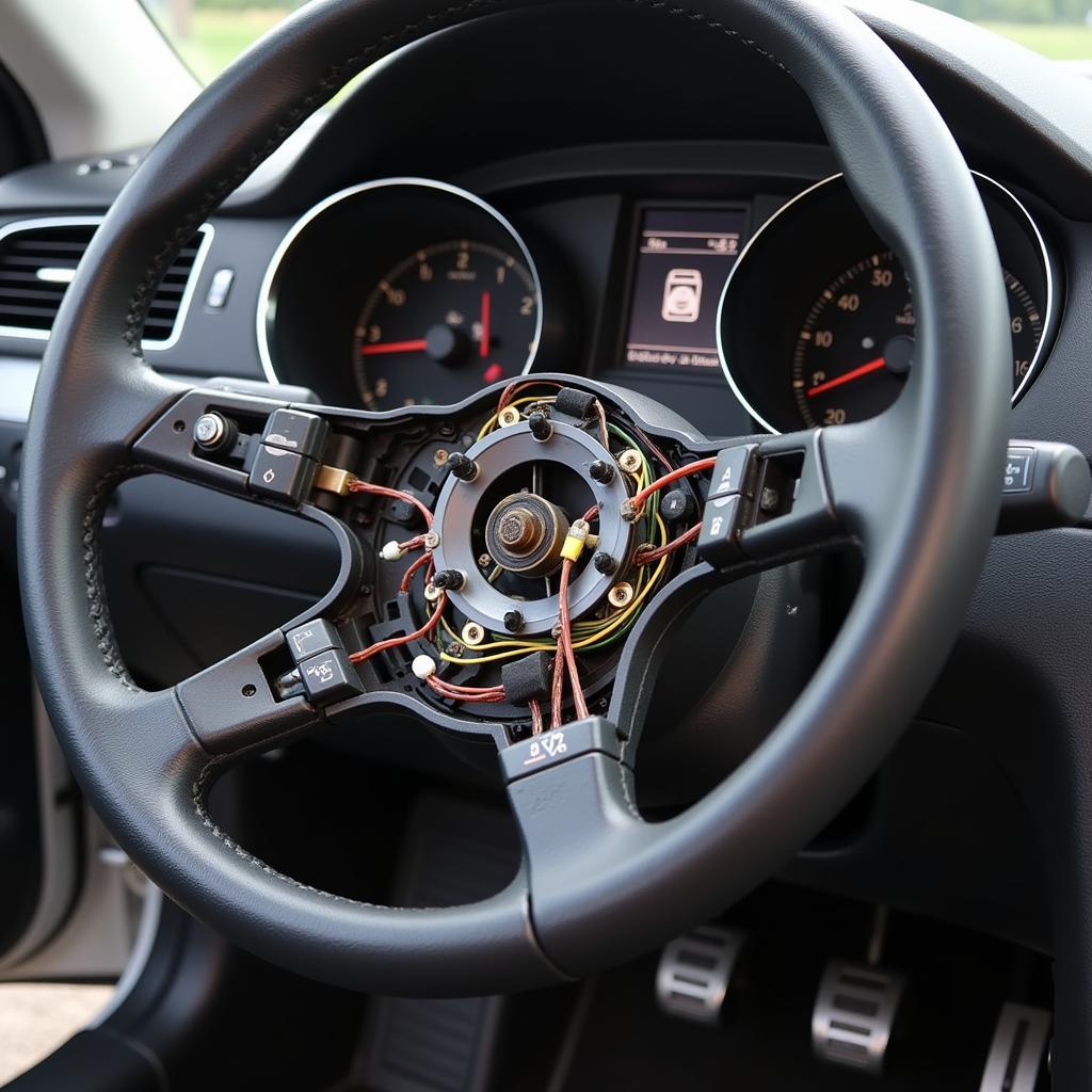 Jetta MK6 Steering Wheel Disassembly