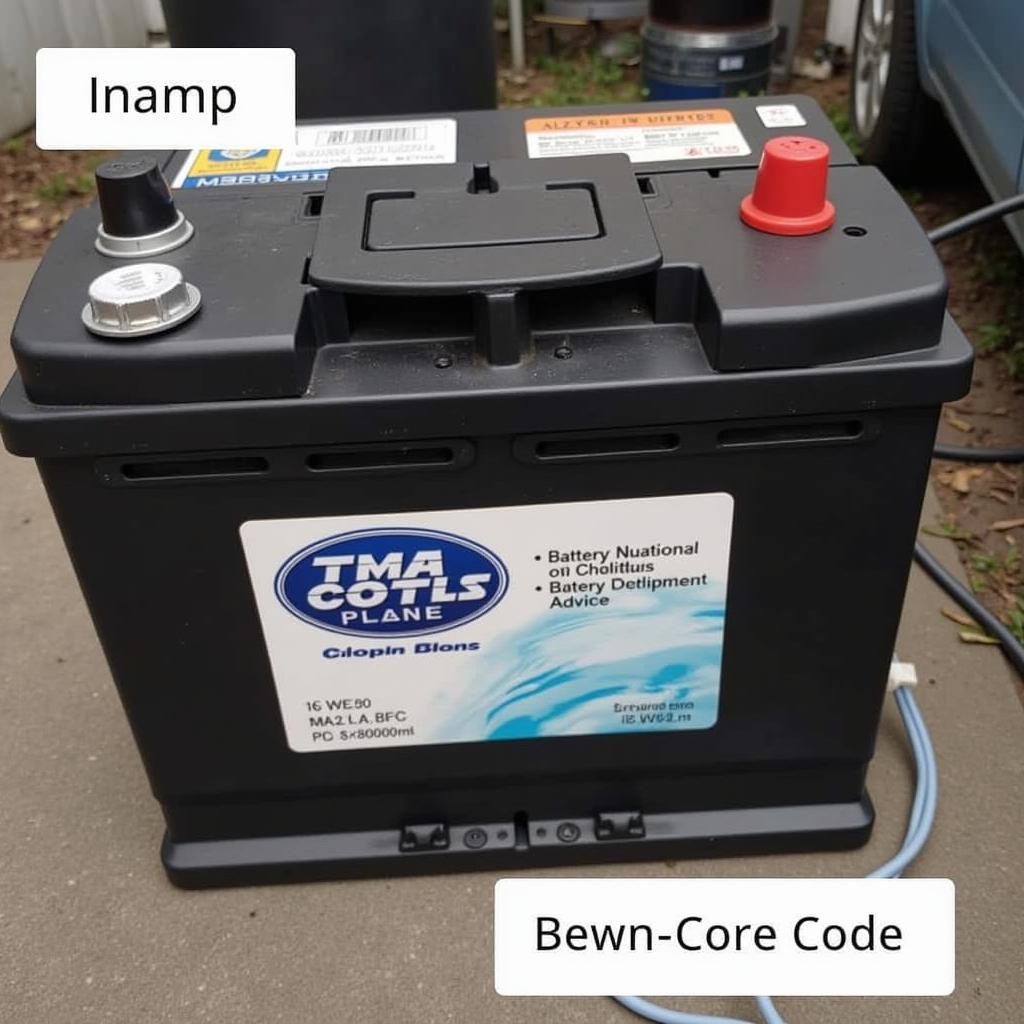 Locating the Battery Code on a VW