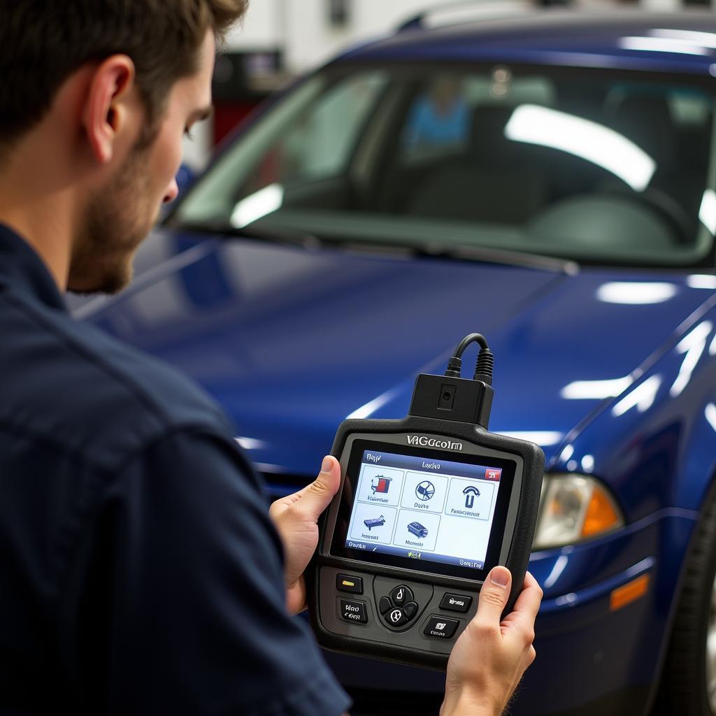 Mechanic Using VAG-COM to Diagnose 2000 Passat