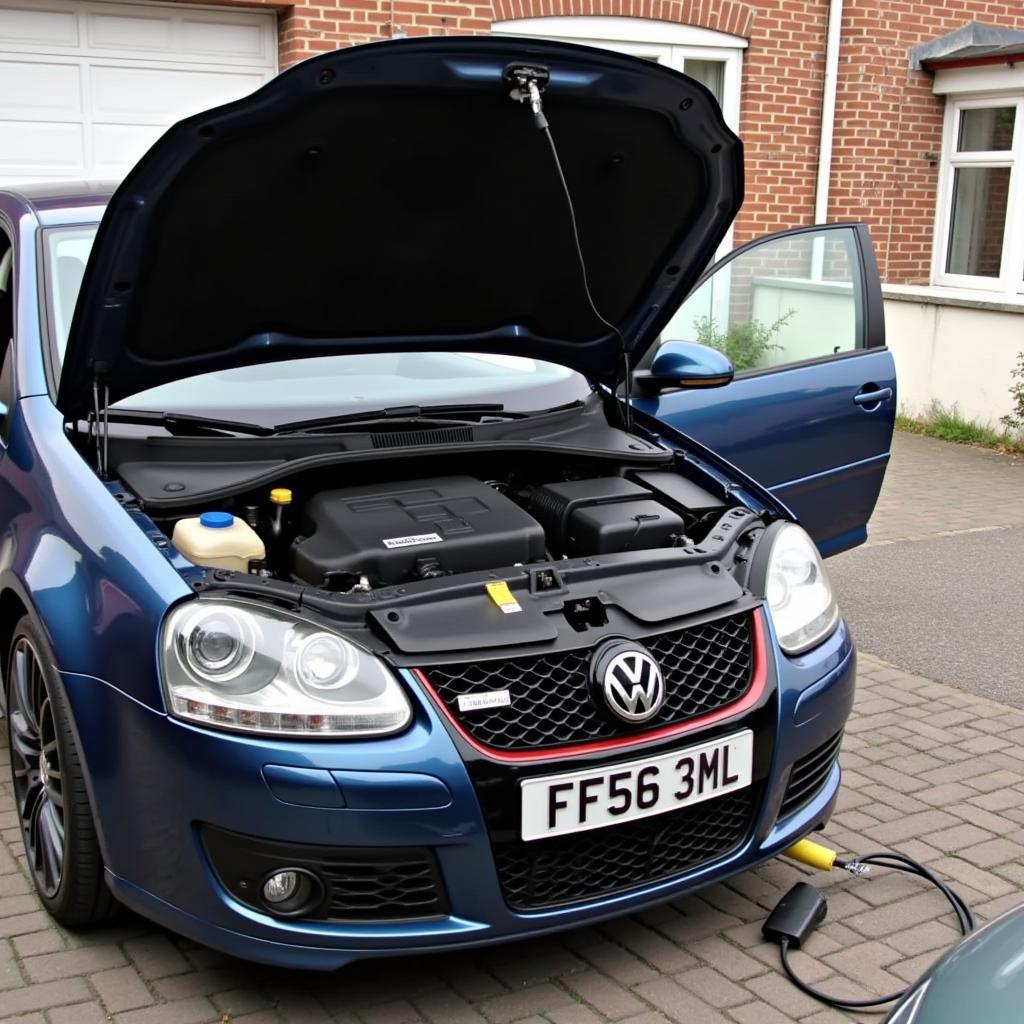 MK5 GTI Connected to VAG COM Cable