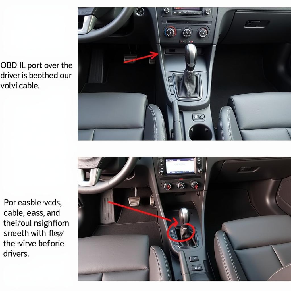 Location of the OBD-II Port in a MK6 Golf