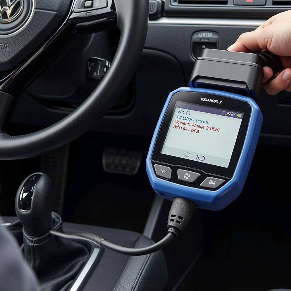 OBD-II Scanner Reading VW EPC Code