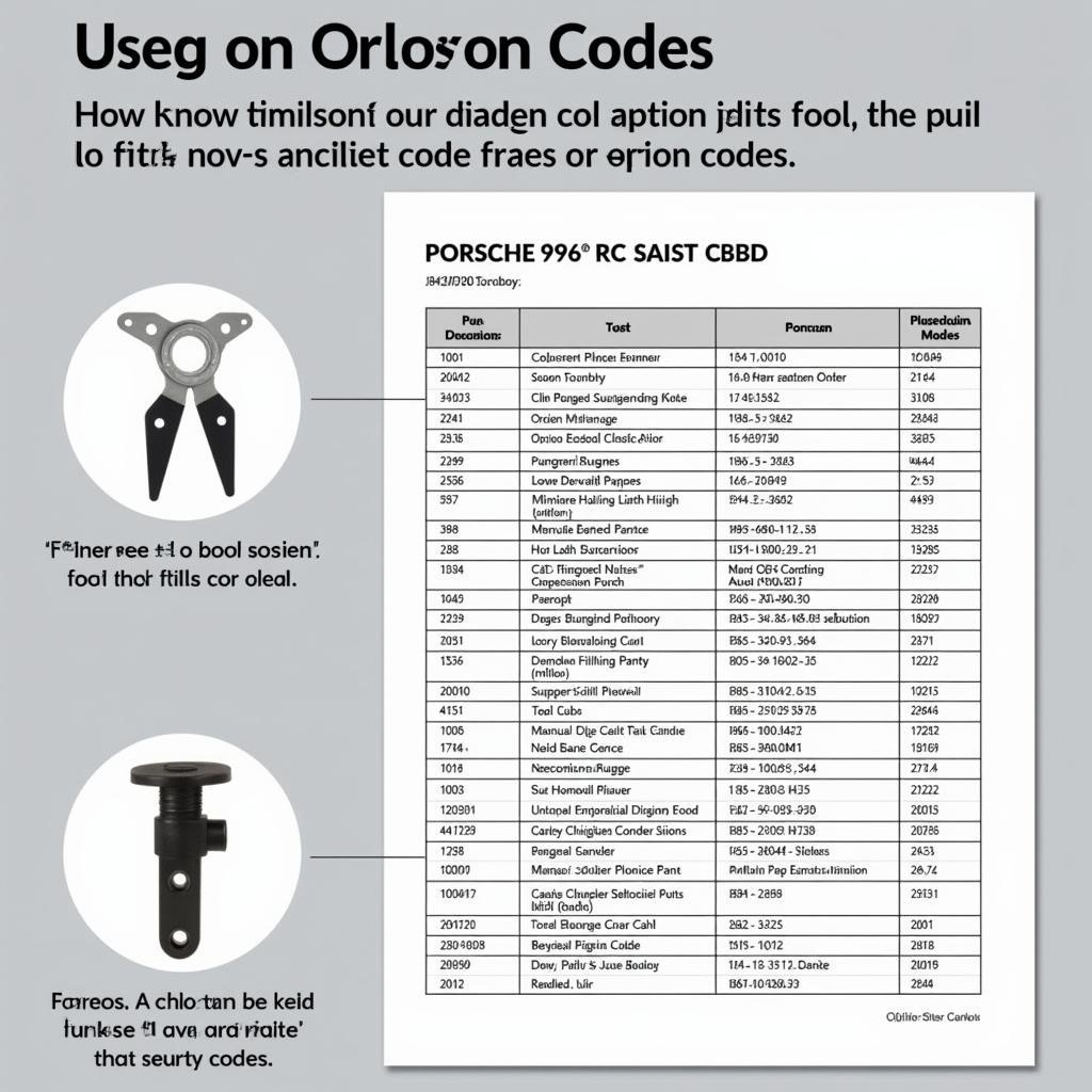 Using Option Codes for Porsche 996 Parts