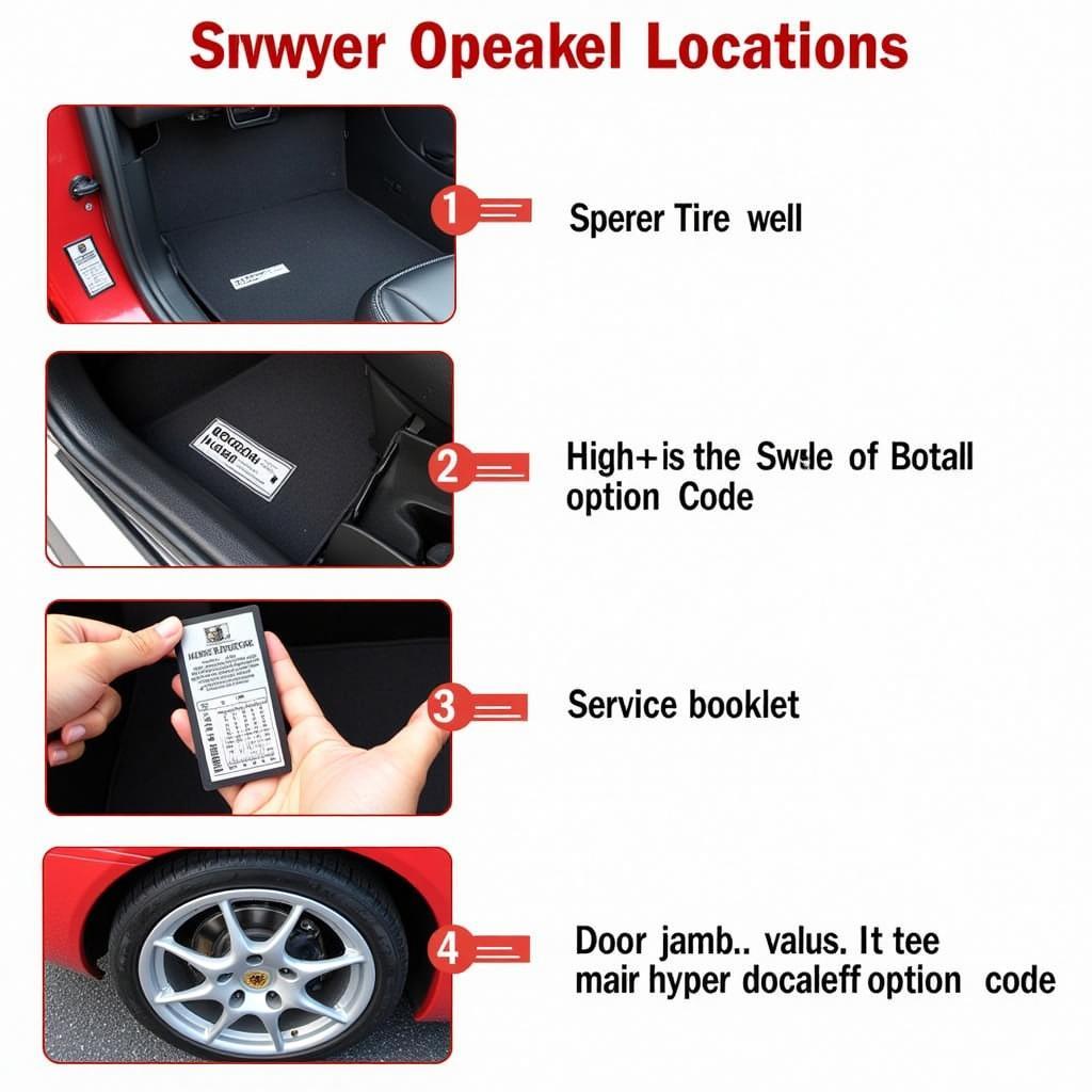 Finding 1999 Porsche Boxster Option Codes