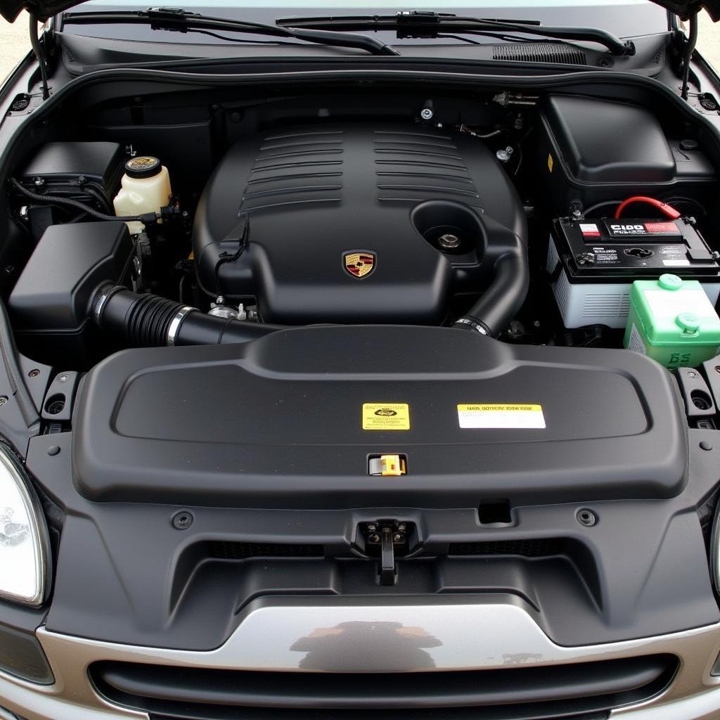 2006 Porsche Cayenne S Engine Bay