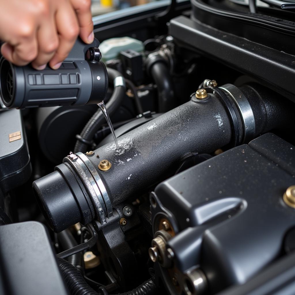 Porsche Intake Manifold Cleaning