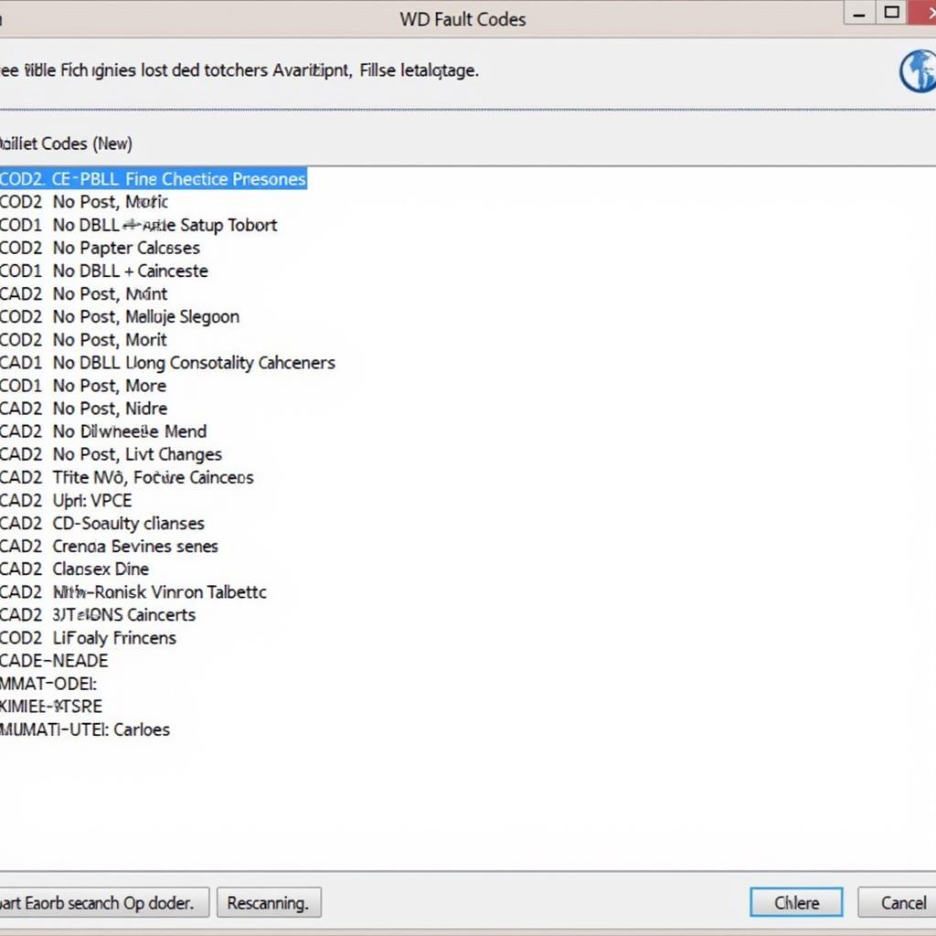 Reading Fault Codes with VCDS