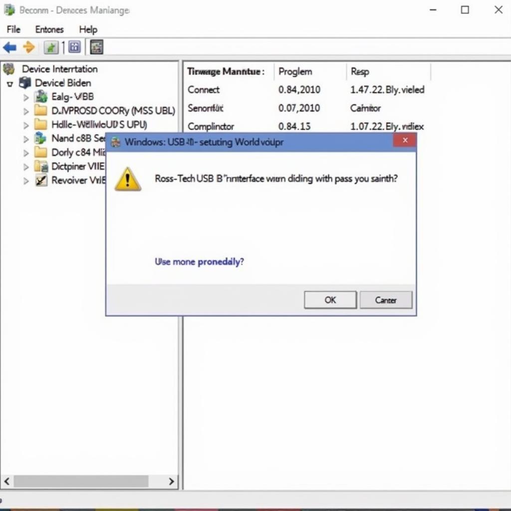 Ross-Tech Device Manager Driver Issue