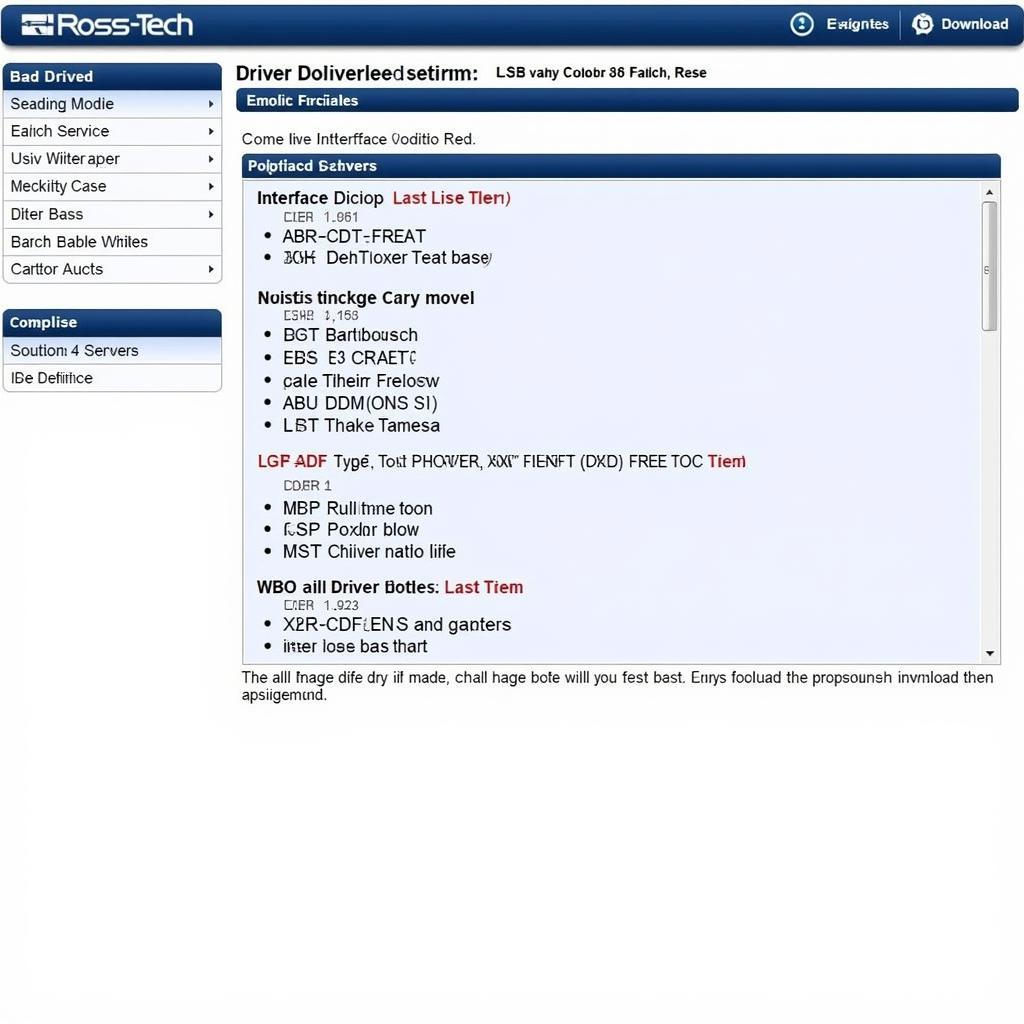 Ross-Tech Driver Download Page