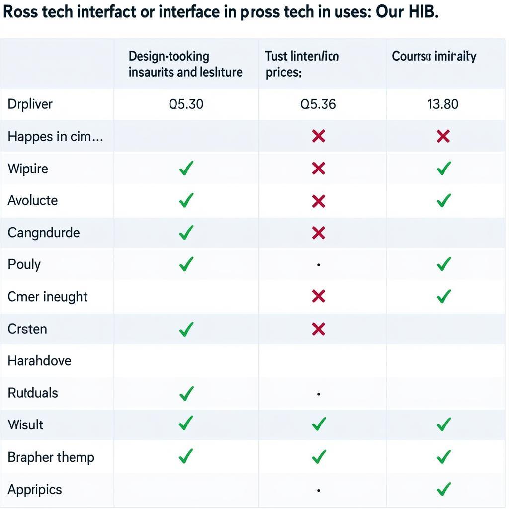 Different Ross Tech Interfaces