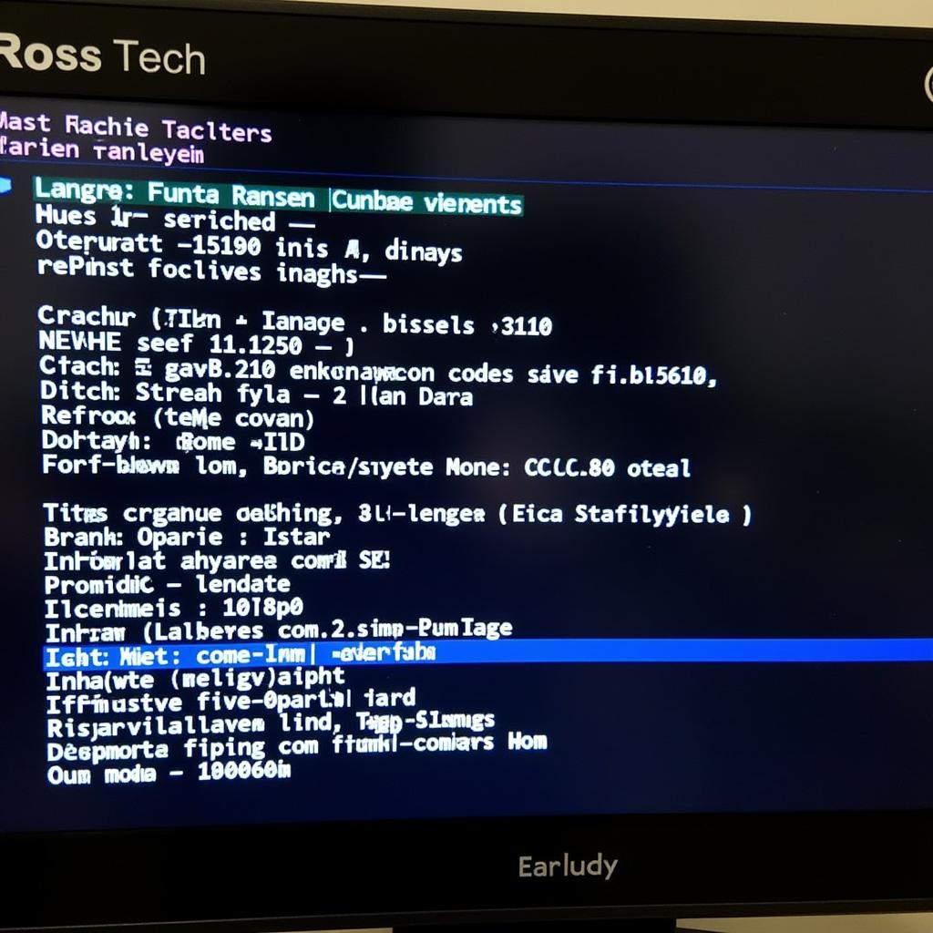 Ross Tech Software Interface