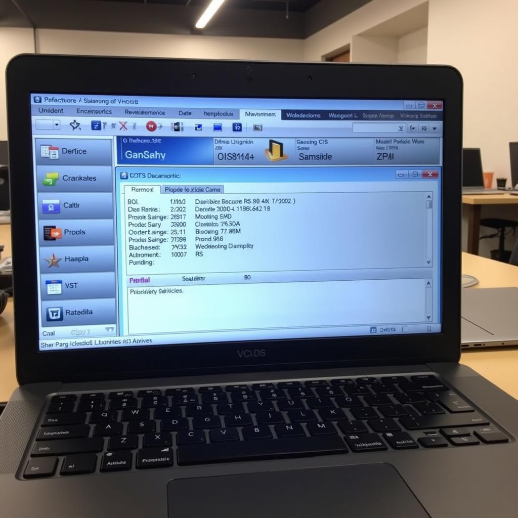 Ross-Tech VCDS Software Interface on Laptop Screen