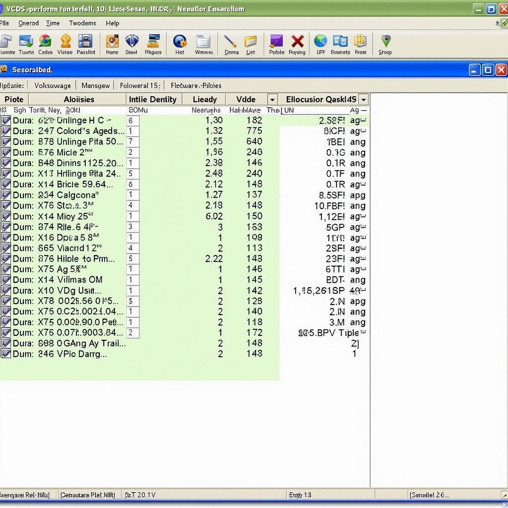 VCDS Live Data Display