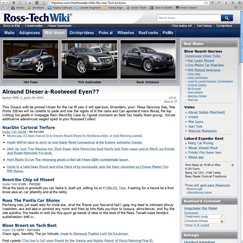 Ross-Tech Wiki Screenshot