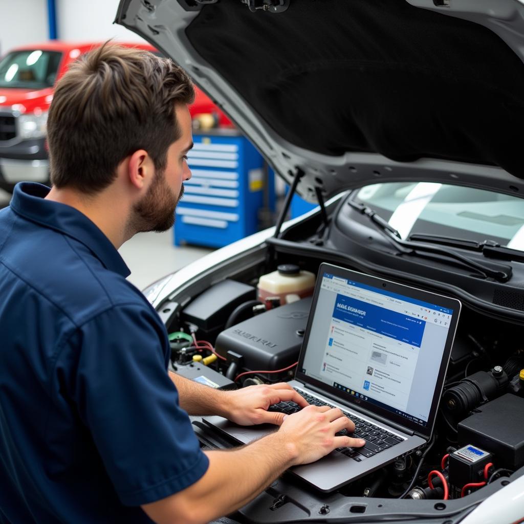 Subaru Engine Bay Inspection