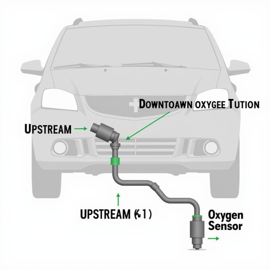 Upstream and Downstream Oxygen Sensors