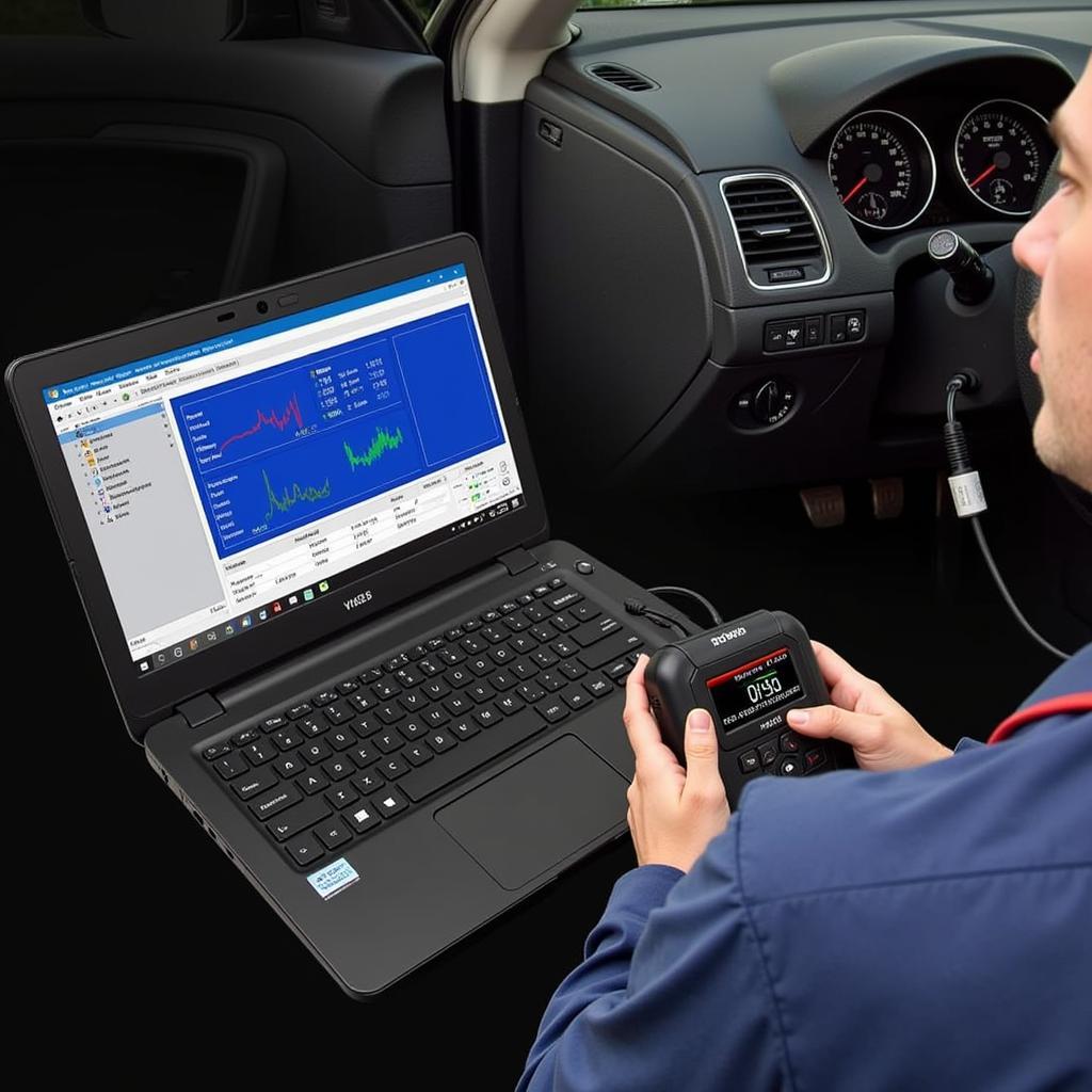 VAG 106 VCDS diagnosing car issues