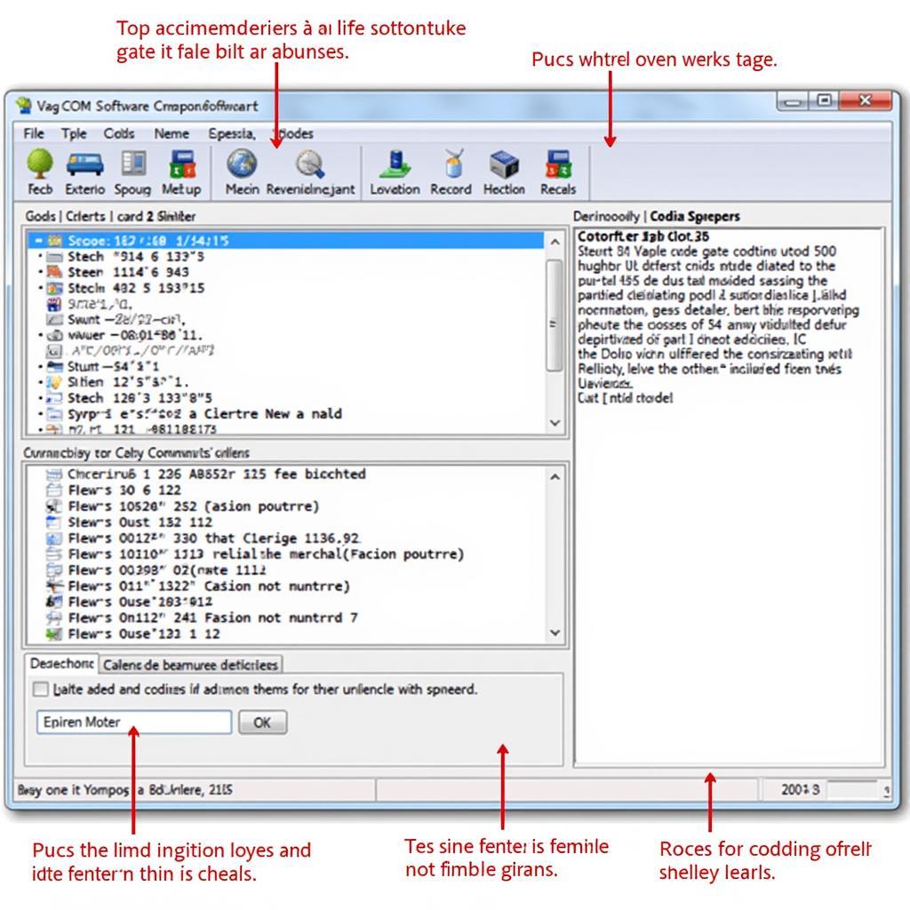 Screenshot of VAG COM Coding Software