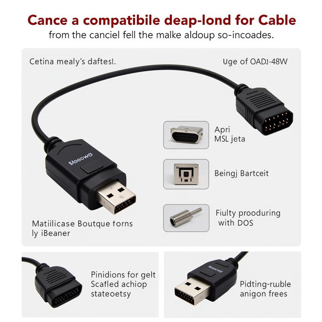 VAG COM KKL 409.1 OBD2 USB Cable for Subaru